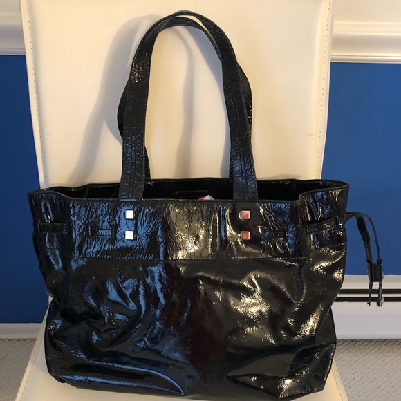 Patent leather black tote! Nordstrom brand! - Picture 1 of 2